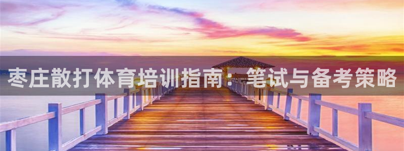 极悦平台代理怎么做赚钱：枣庄散打体育培训指南：笔试与