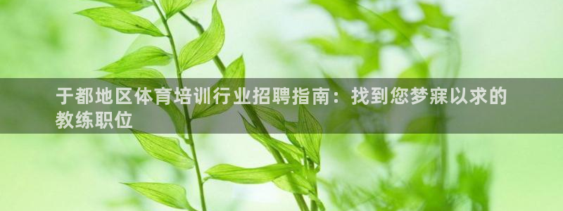 极悦平台使用注意事项是什么：于都地区体育培训行业招聘